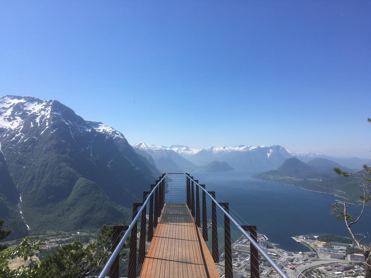 Villa Heinali Hytta Isfjorden Esterno foto